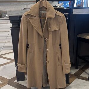 Kenneth Cole New York Tan Pea Coat